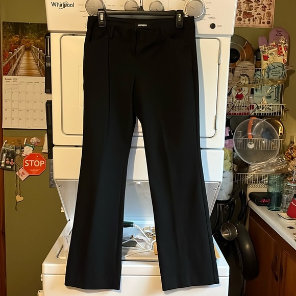 Express Stretch Editor Barely Boot Low Rise career pants size 8P - Picture 1 of 8